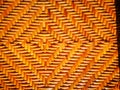 the pattern of the basketwork background. Royalty Free Stock Photo