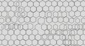 Some hexagons are distorted creating a dynamic visual effect Royalty Free Stock Photo