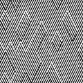 pattern with black segments 6121, modern stylish image. Royalty Free Stock Photo