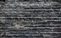 Pattern of black slate wall texture and background Royalty Free Stock Photo