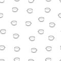Pattern with black and white cups