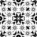 PATTERN BLACK AND WHITE geometric pattern vector Royalty Free Stock Photo