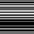 Pattern black and white horizontal stripe