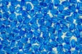 Pattern of blue bead texture background