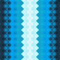 Pattern with blue squares