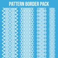 Pattern Border Pack Royalty Free Stock Photo