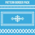 Pattern Border Pack Royalty Free Stock Photo