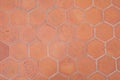 Pattern of brick floor for background Royalty Free Stock Photo