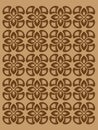 Pattern with brown decorative elements original