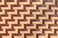 Pattern of brown plastic woven basket handmade. Texture of handmade plastic weave. Royalty Free Stock Photo