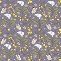 Pattern with calla flowers