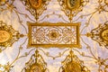 Pattern on ceiling inside Villa Monastero