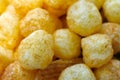 Pattern of Cheese Balls, Texture Royalty Free Stock Photo