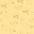 Pattern cheese food
