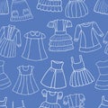 Pattern of the children dresses