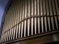 Pattern of church organ pipes. Royalty Free Stock Photo