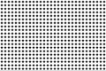 Pattern dot circle in channel Line black color hatch background on white paper, straight line intersects grid table square