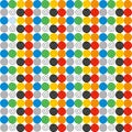 Pattern of circles, abstraction vector,