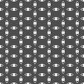 A pattern of circles and ovals. Seamless composition