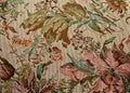 Pattern of classical ornate floral tapestry