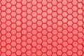 Clean grid uneven design. Red ceramic tiles texture background. Red background and white texture, Red tile texture Royalty Free Stock Photo