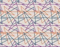 Pattern with abstract color triangles