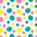 pattern colored gum bubbles Royalty Free Stock Photo