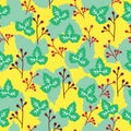 Pattern of colorful leaf background Royalty Free Stock Photo