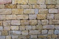 Pattern colorful of modern style design decorative uneven cracked real stone wall