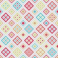 Pattern with colorful squares