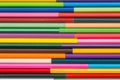 Pattern colour pencils texture and background Royalty Free Stock Photo