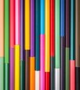 Pattern colour pencils texture and background Royalty Free Stock Photo