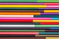 Pattern colour pencils texture and background Royalty Free Stock Photo