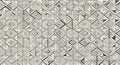 Pattern composed of square tiles featuring intricate symmetrical Royalty Free Stock Photo
