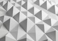 A pattern composed of three-dimensional pyramidal shapes covers the Royalty Free Stock Photo