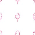 Pattern cotton candy seamless