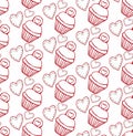 Pattern cupcakes red-03