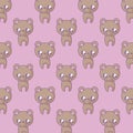 pattern of cute bears baby animals kawaii style