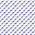 Pattern with cute dolphins.