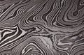 Pattern of Damask steel Royalty Free Stock Photo
