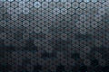 Pattern with dark structured hexagons