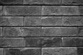 Pattern of decorative black slate stone wall surface as a background. Royalty Free Stock Photo