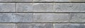 pattern of decorative gray slate stone wall surface as a background. banner. Royalty Free Stock Photo