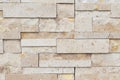 Pattern of decorative slate stone wall for background Royalty Free Stock Photo