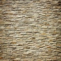 Pattern of decorative slate stone wall Royalty Free Stock Photo