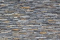 Pattern of decorative slate stone wall surface Royalty Free Stock Photo