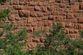 Pattern of decorative stone wall background.Stone wall texture. random size stone wall.Background of stone wall Royalty Free Stock Photo