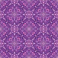 Pattern with decorative symmetric ornament