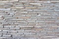 Pattern of decorative white slate stone wall surface