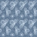 Pattern with denim jeans background Royalty Free Stock Photo